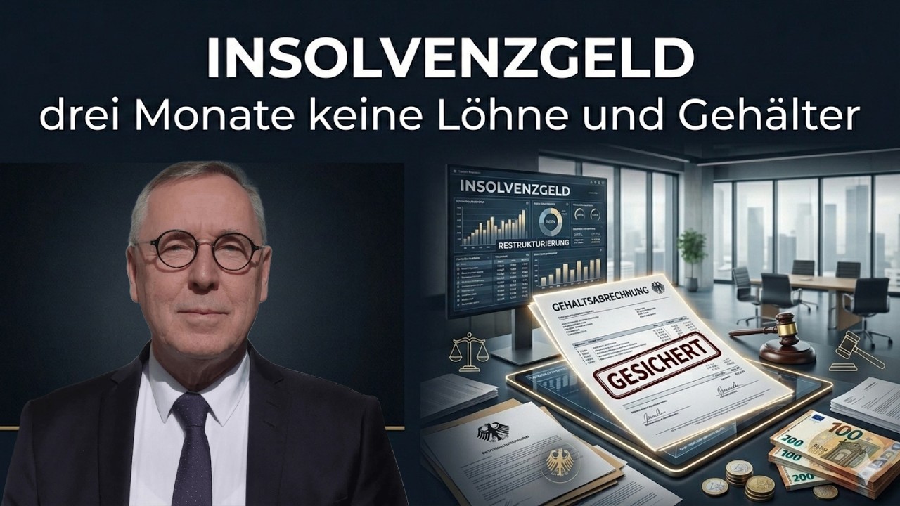 Insolvenzgeld. Das weltweit einmalige Subvention zur Rettung von Unternehmen.