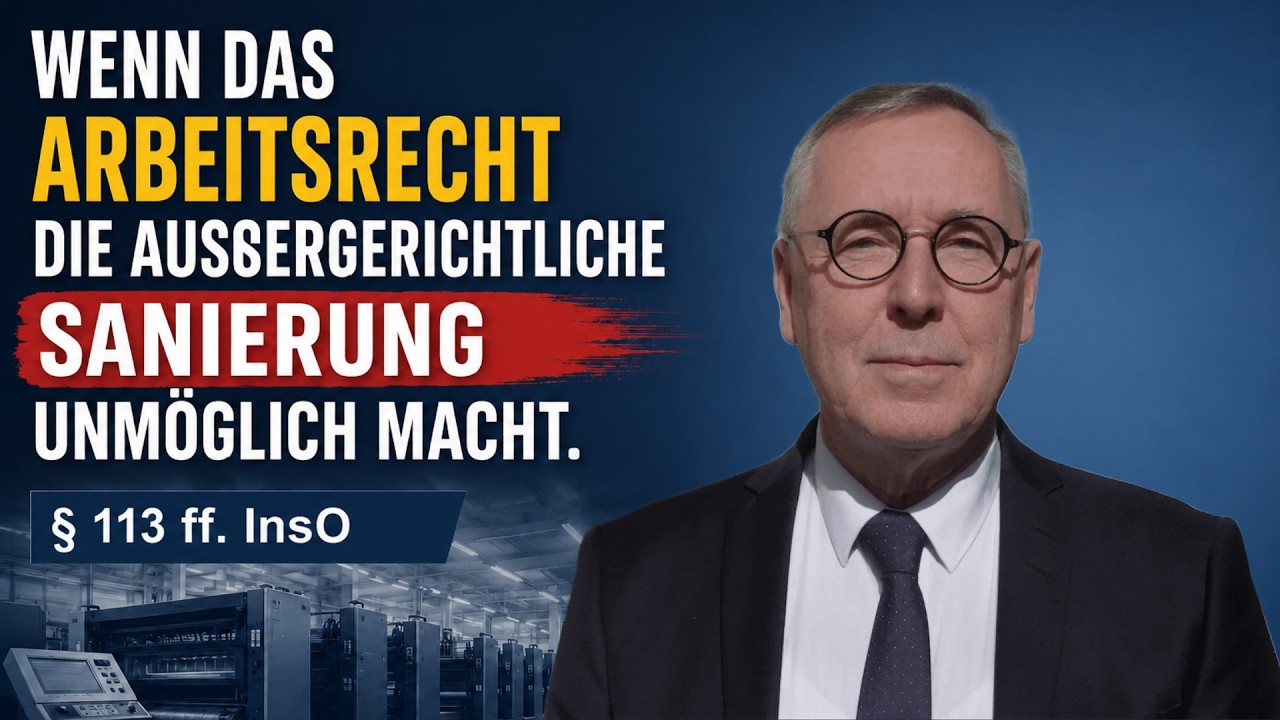 Wenn das Arbeitsrecht die außergerichtliche Sanierung unmöglich macht.